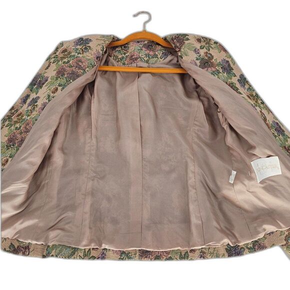 Vintage Doncaster Jacket Floral Print Women's Blazer - Picture 6 of 12